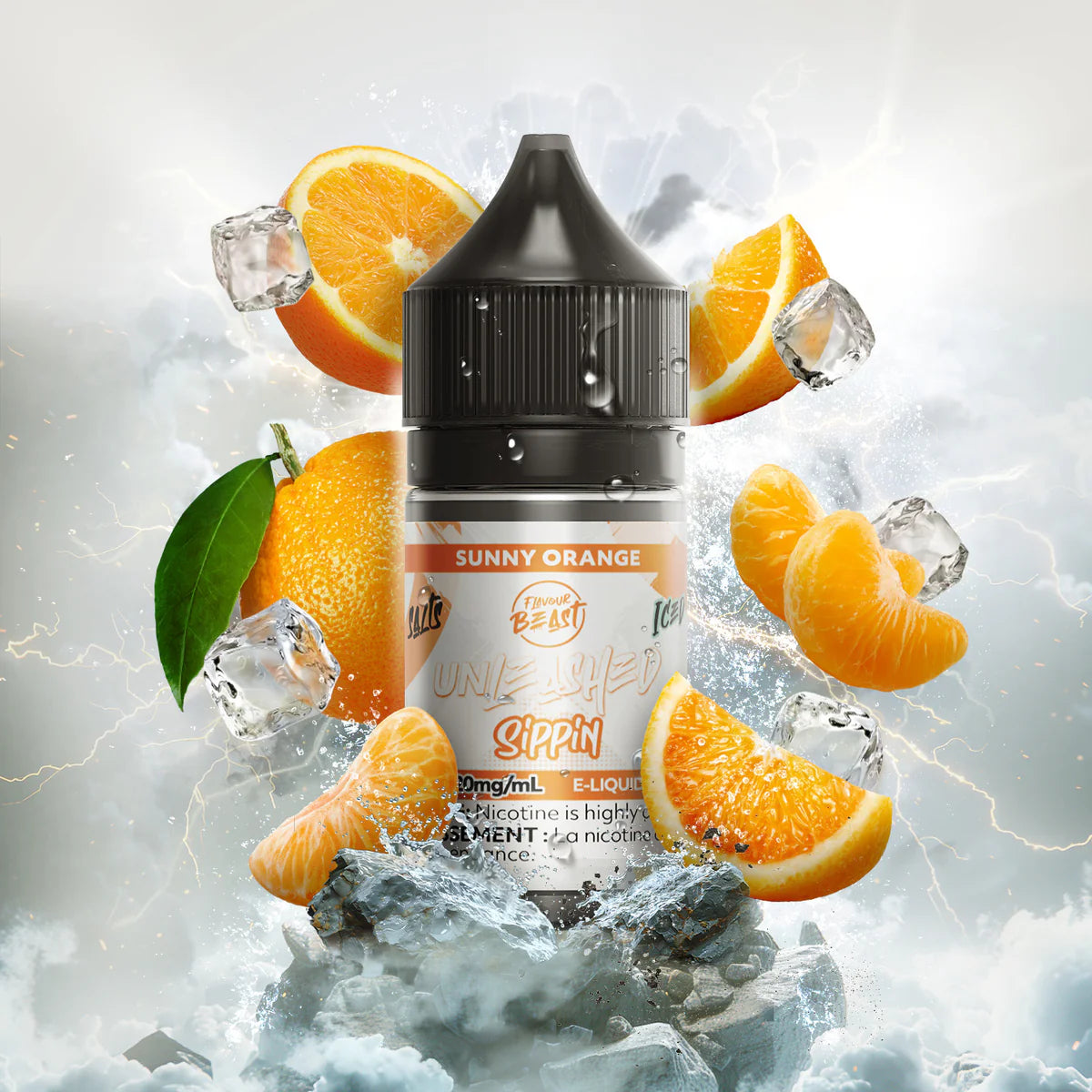 FLAVOUR BEAST - SIPPIN' SERIES - SUNNY ORANAGE (ICED) now available at Ooh My Vape