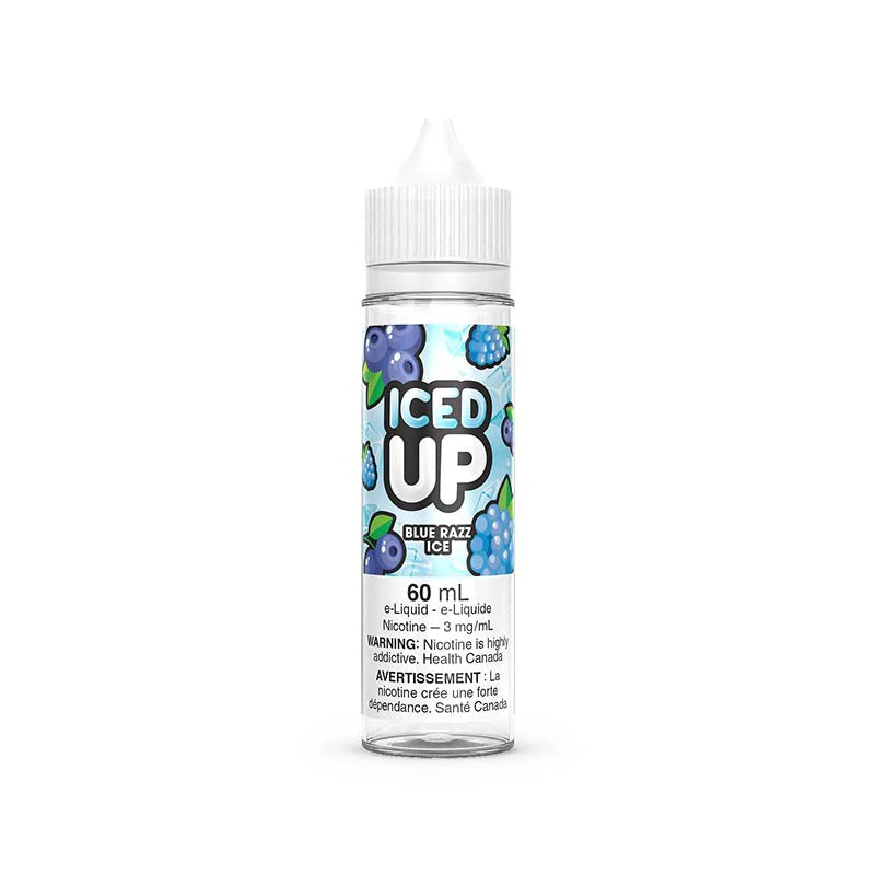 ICED UP 3MG/60ML - BLUE RAZZ ICE now available at Ooh My Vape