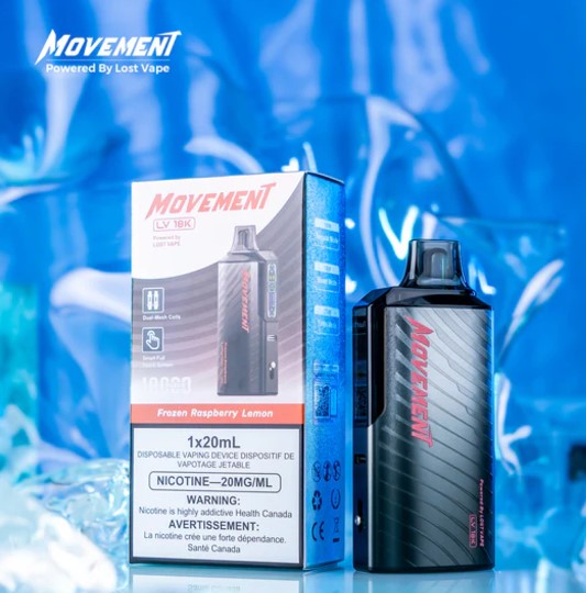 L.V 18K - FROZEN RASPBERRY LEMON now available at Ooh My Vape