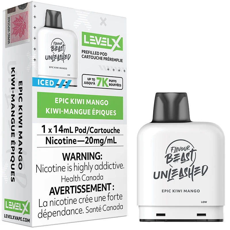 LEVEL X E.U - EPIC KIWI MANGO now available at Ooh My Vape