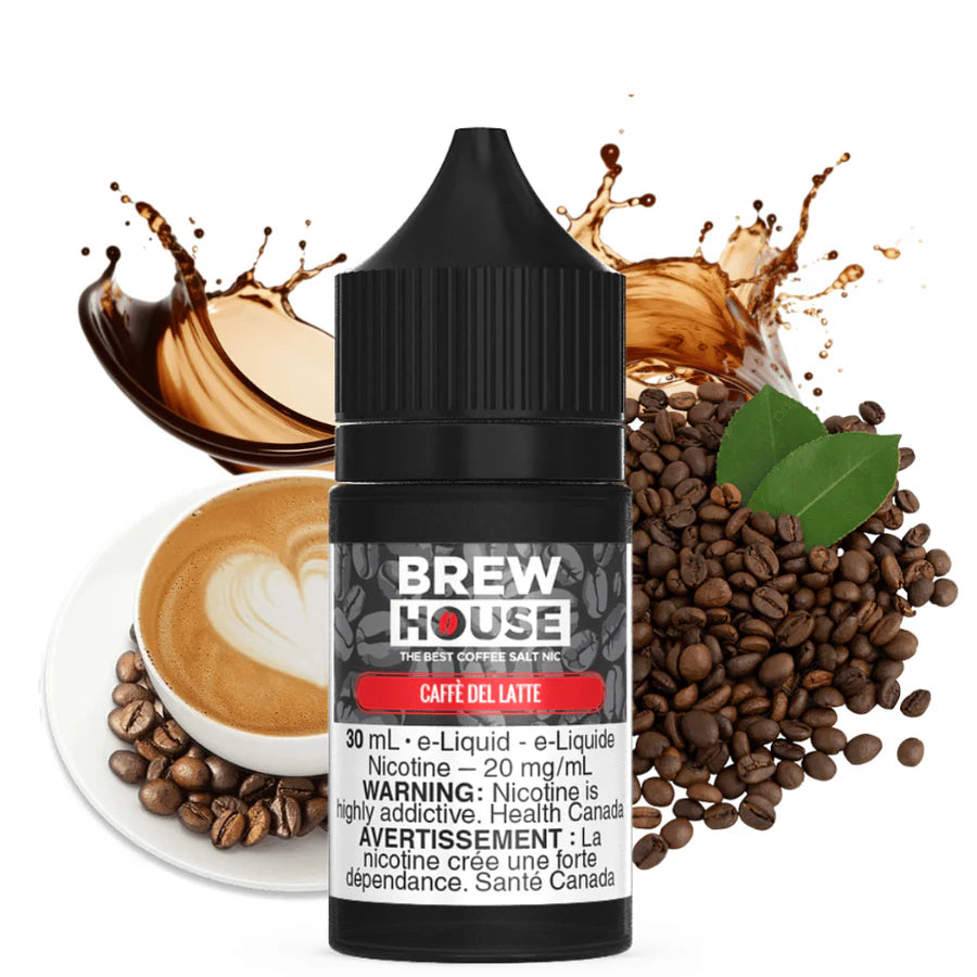 BREW H. 20MG/30ML - CAFFE DEL LATTE now available at Ooh My Vape