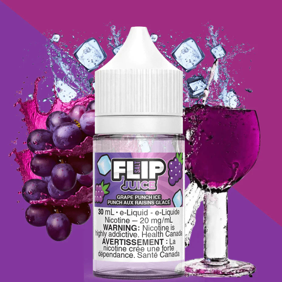 F.J SALTS 12MG/30ML - GRAPE PUNCH ICE now available at Ooh My Vape