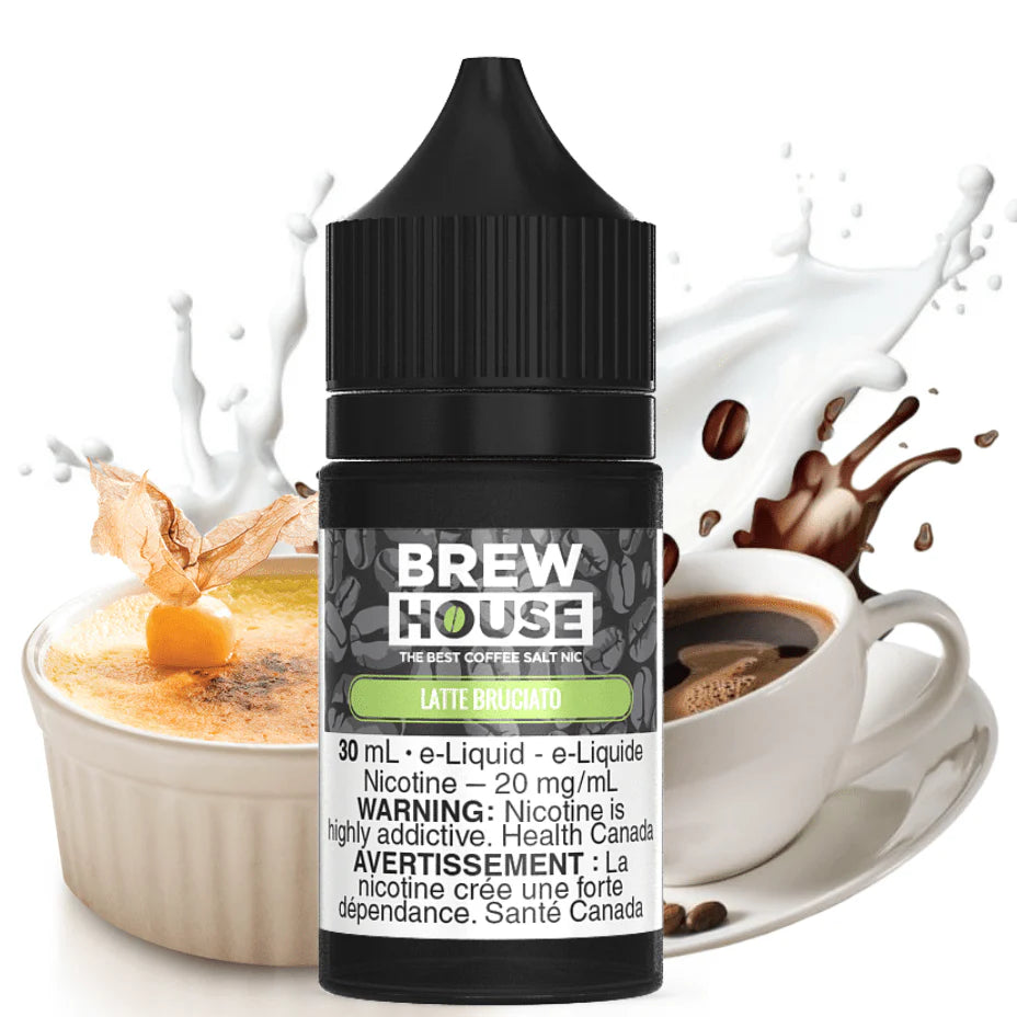 BREW H. 20MG/30ML - LATTE BRUCIATO now available at Ooh My Vape