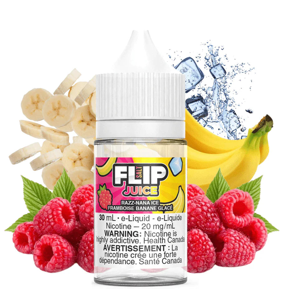 F.J SALTS 12MG/30ML - RAZZ-NANA ICE now available at Ooh My Vape